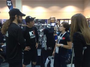 Meeting Mike Wardian at the 110% Compression Booth